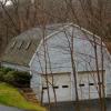 Front view Southbury barn, designed and built 1989