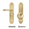 Emtek Arch Style mortise lock

