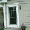Anderson single French door with storm